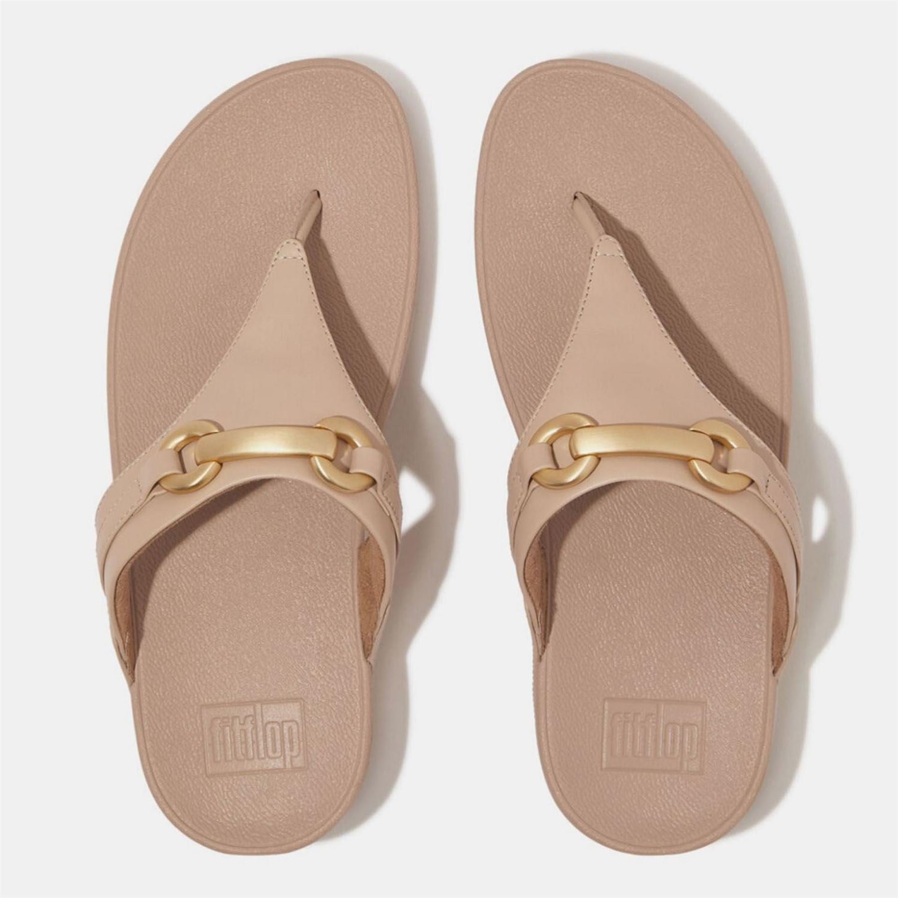FitFlop Chunky Snaffle Leather Toe Post Sandals
