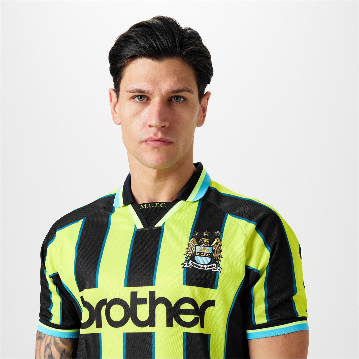 Score Draw Manchester City Away Shirt Adults