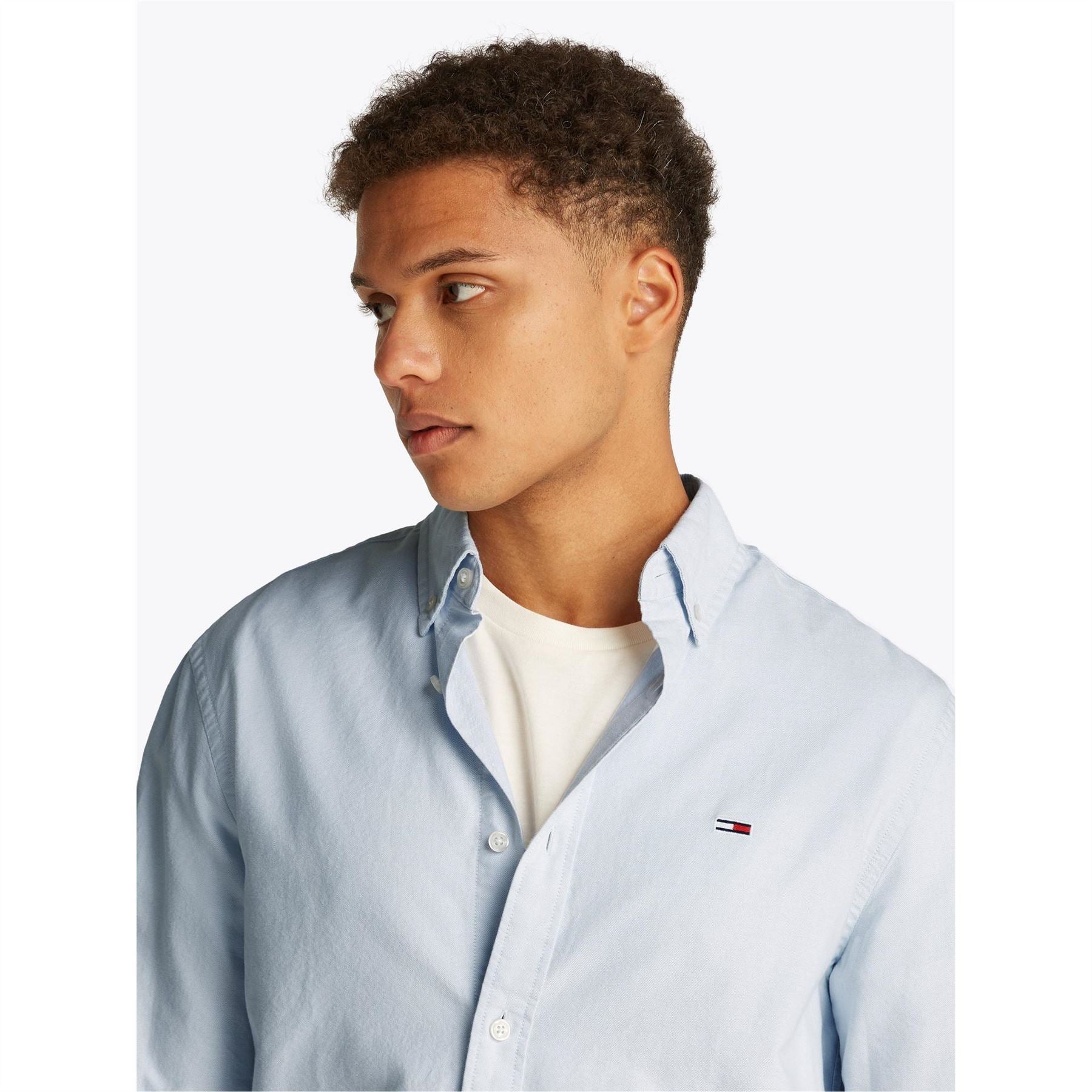 Tommy Jeans Regular Fit Oxford Long Sleeve Shirt
