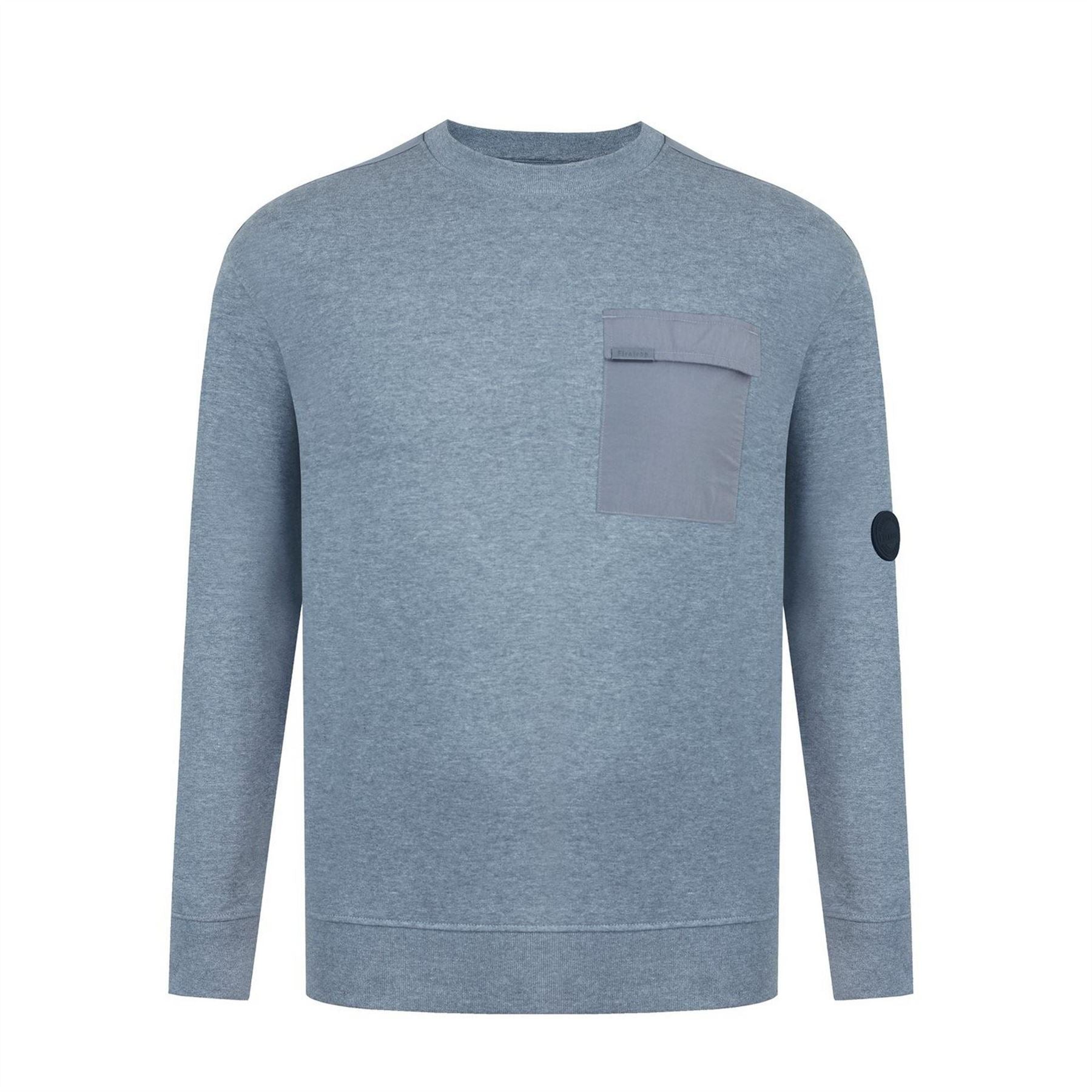 Firetrap Crew Neck Regular Fit Long Sleeve Sweater
