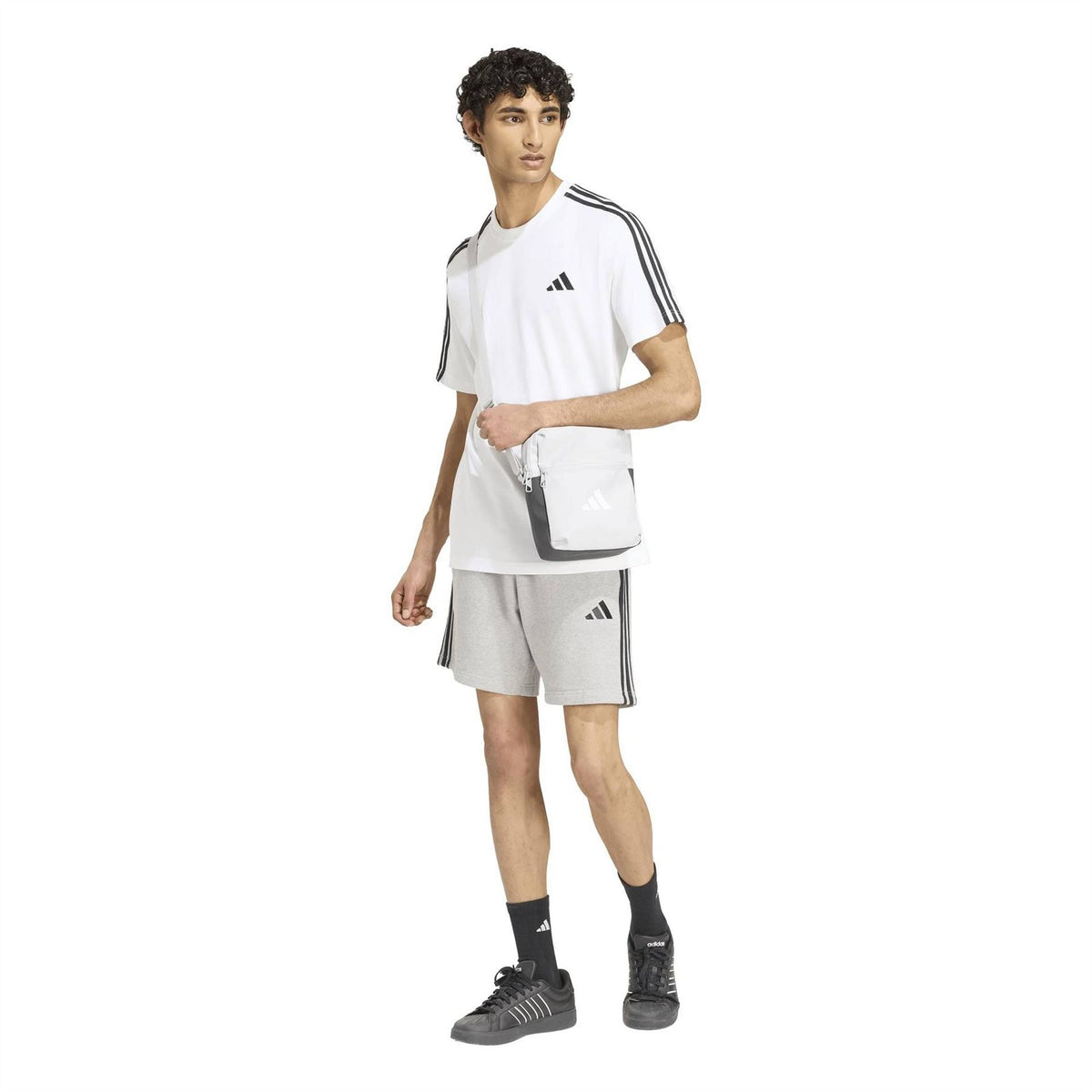 adidas Mens 3 Stripes T-Shirt