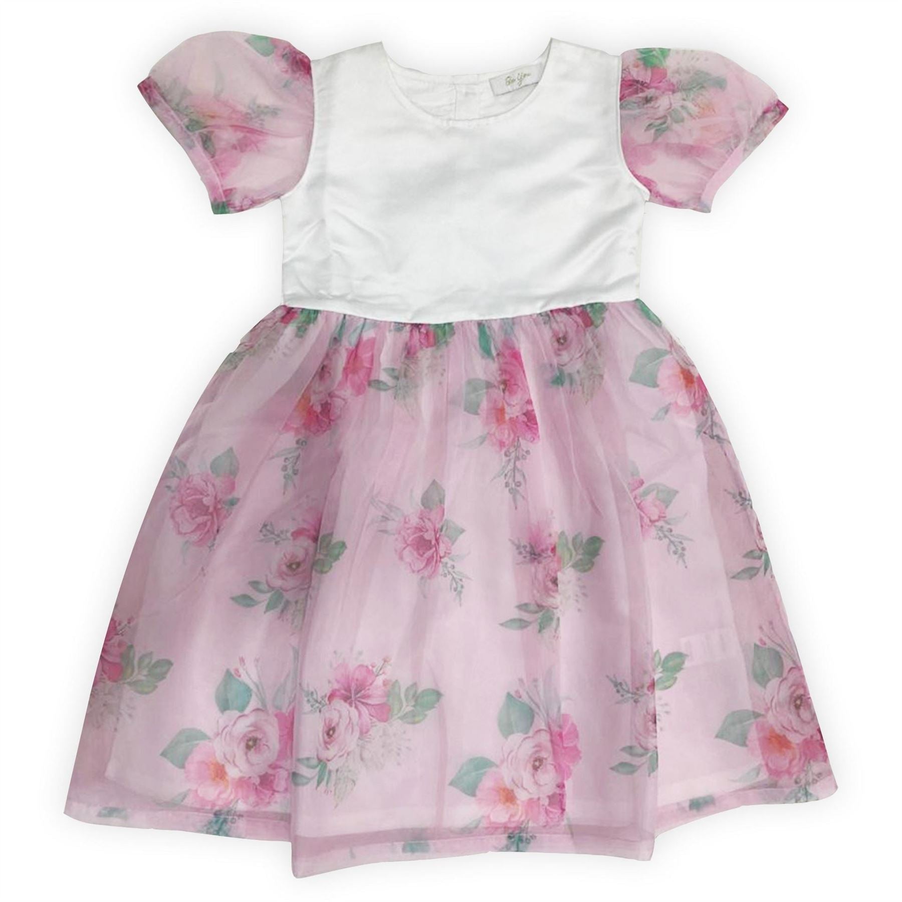 Be You Floral Crew Neck Mini A-Line Dress