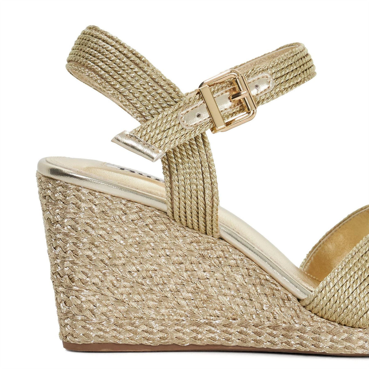 Dune London Kolden Braided Wedge Heeled Sandals
