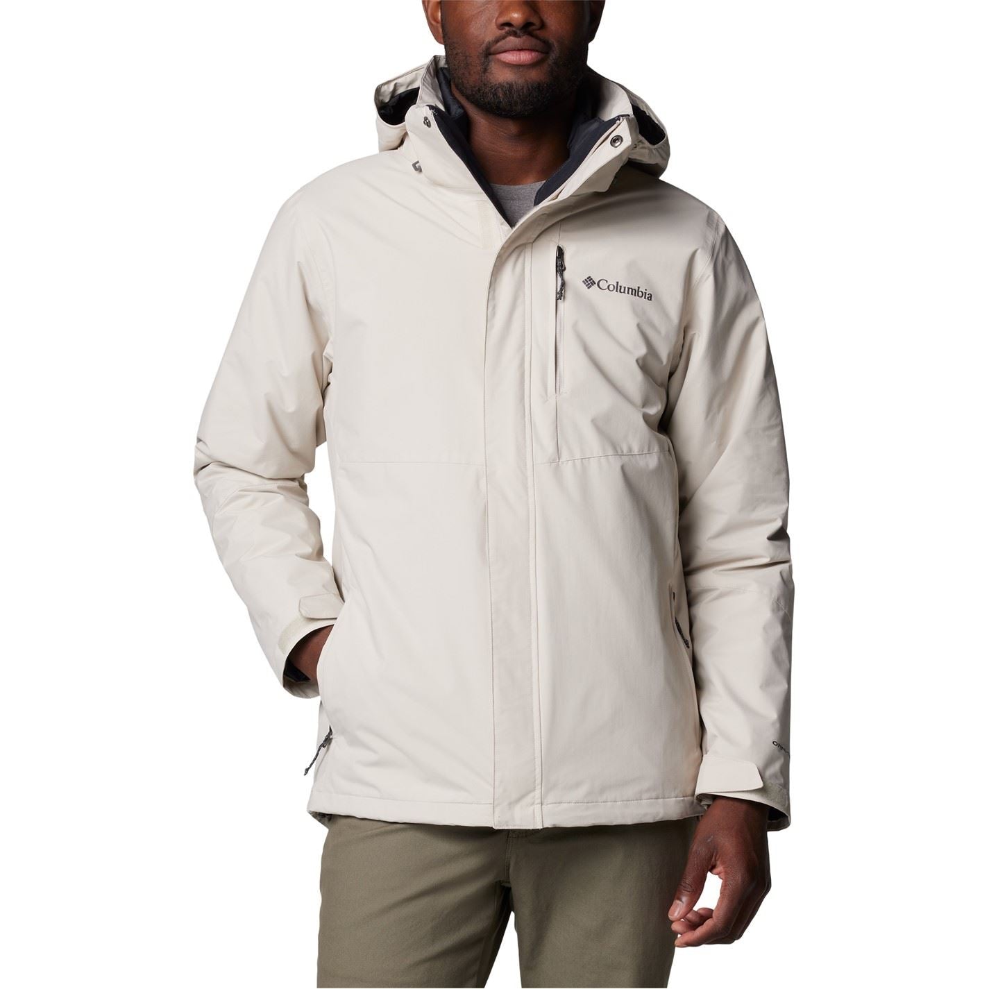 Columbia Element Blocker III Solid Patterned Hooded Three In One Jacket