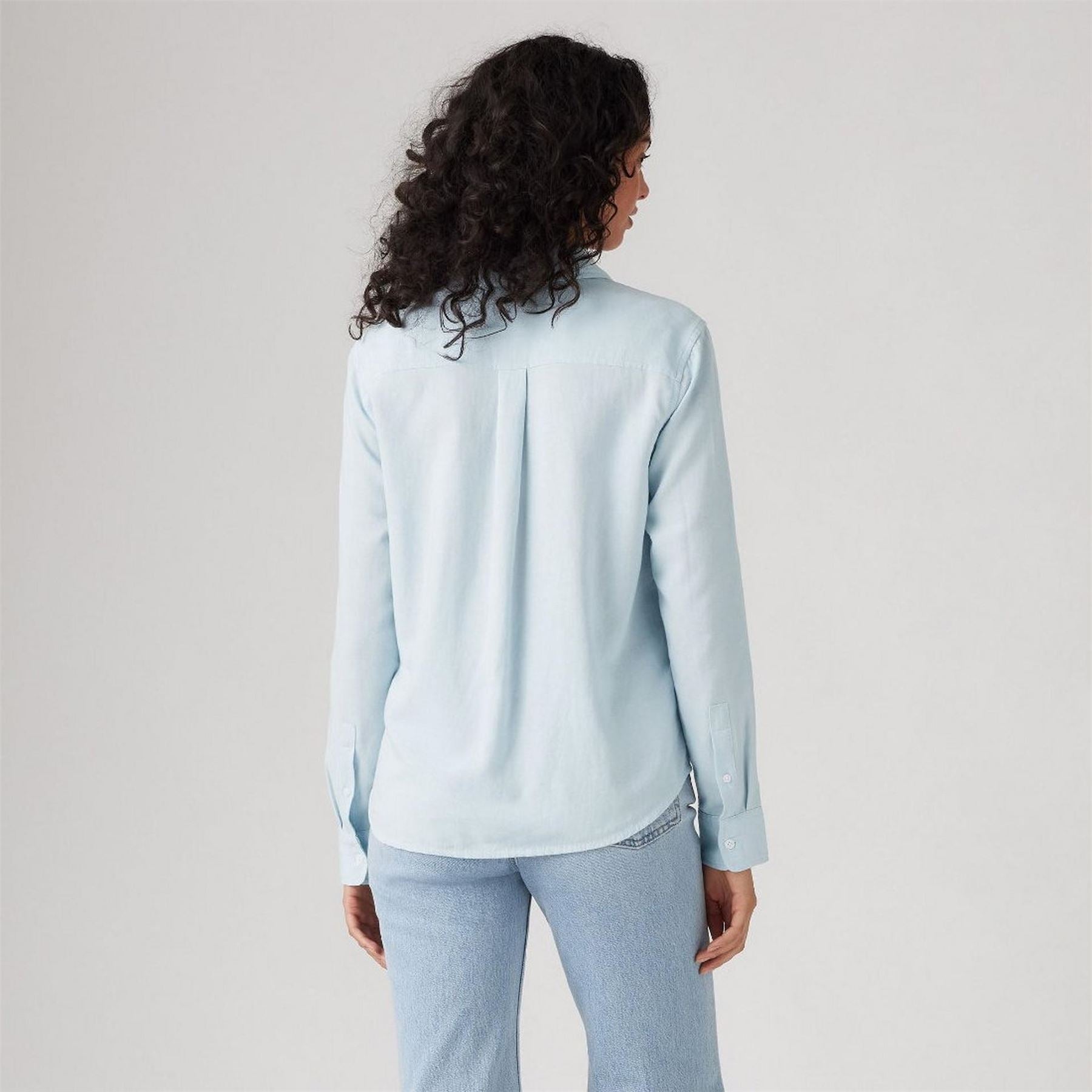 Levis Collared Neck Long Sleeve Regular Fit Shirt