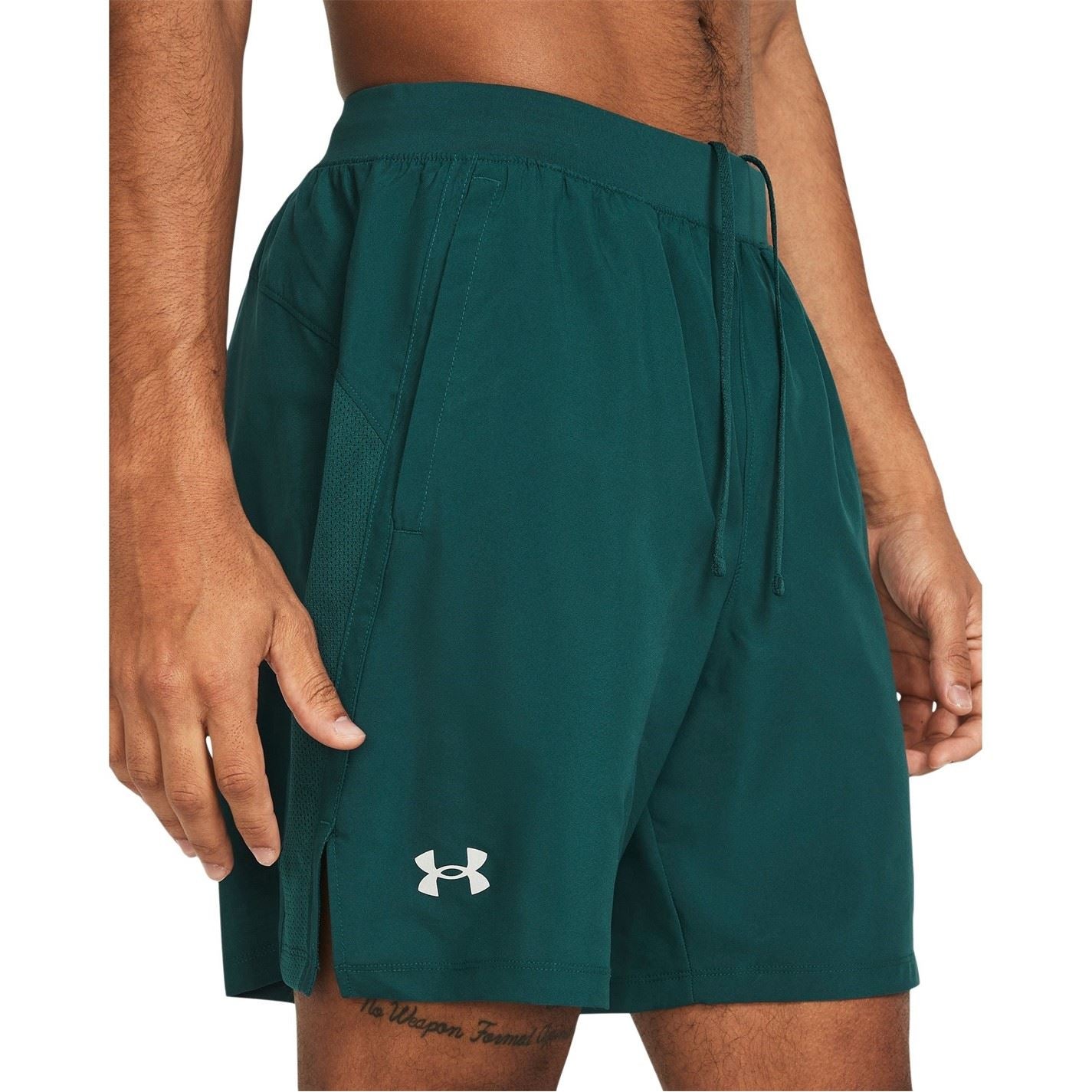 Under Armour Mens Armour Ua Launch 2 In 1 7 Shorts