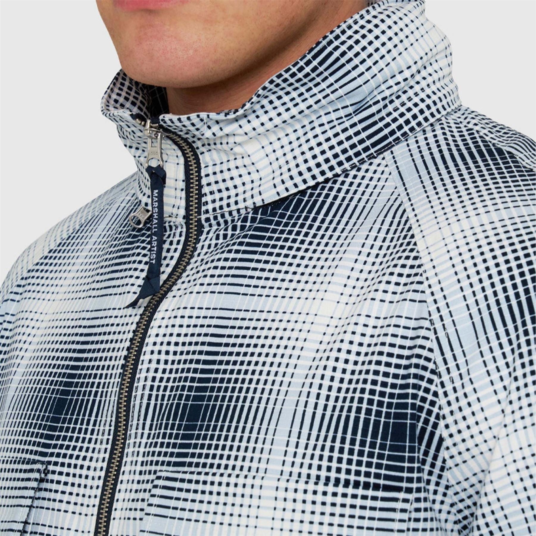 Marshall Artist Shadow Check Short Puffer Jacket