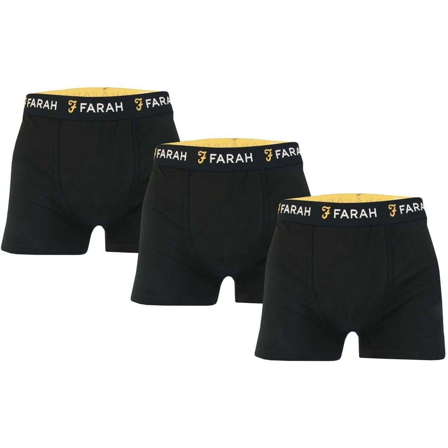 Farah Saiginaw 3 Pack Boxer Shorts