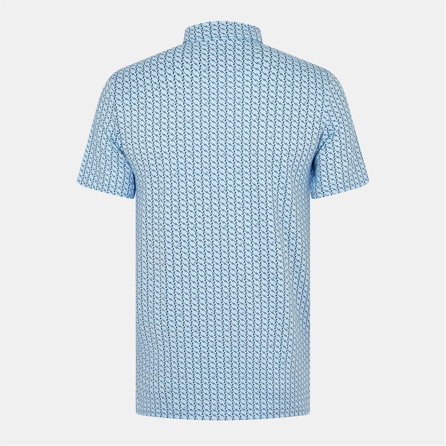 Lacoste Regular Fit Crocodile Print Polo Shirt
