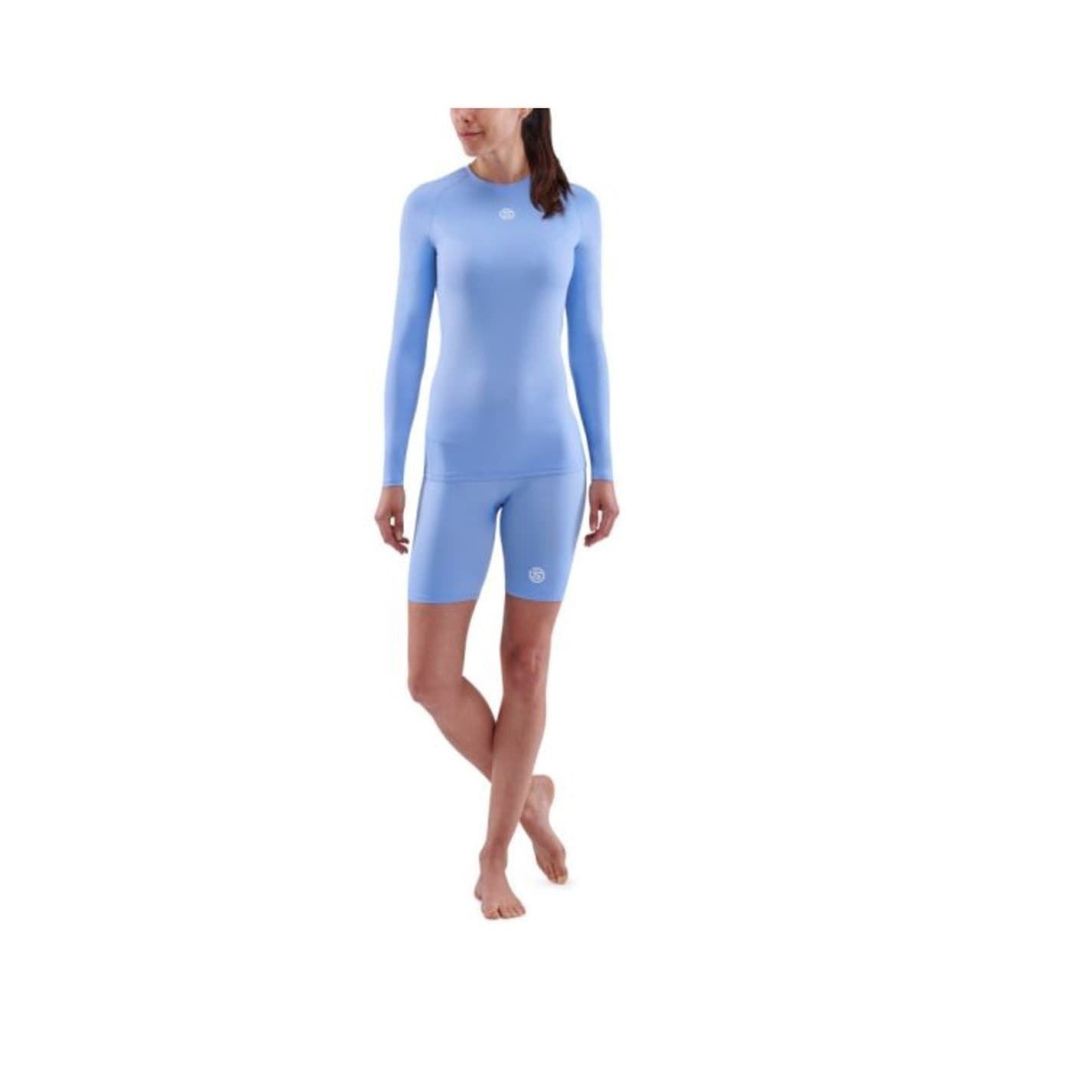 Skins Compression Fit Crew Neck Long Sleeve Athletic Top
