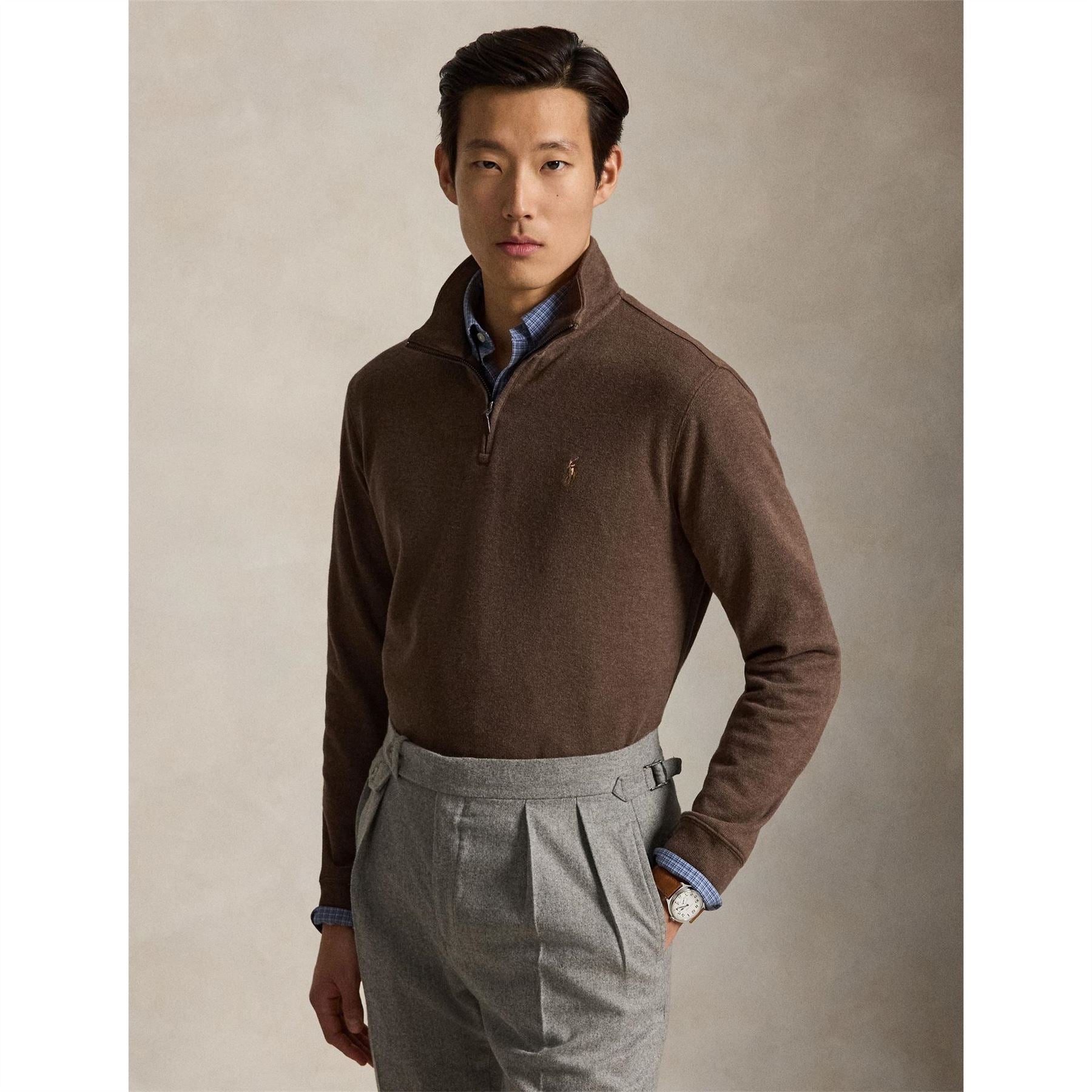 Polo Ralph Lauren Fleece Quarter Zip Sweater