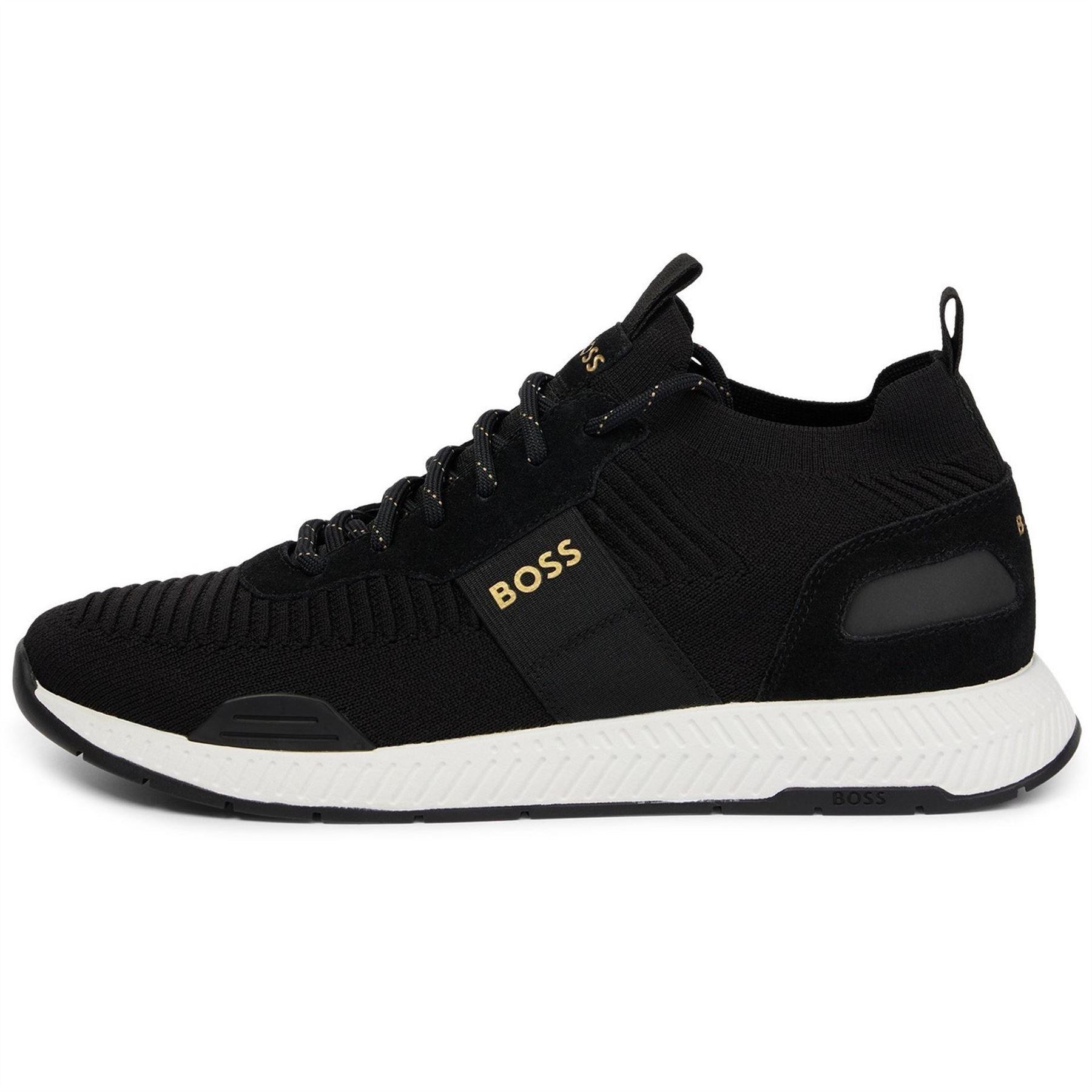Boss Titanium Knit Trainers, Comfortable Design