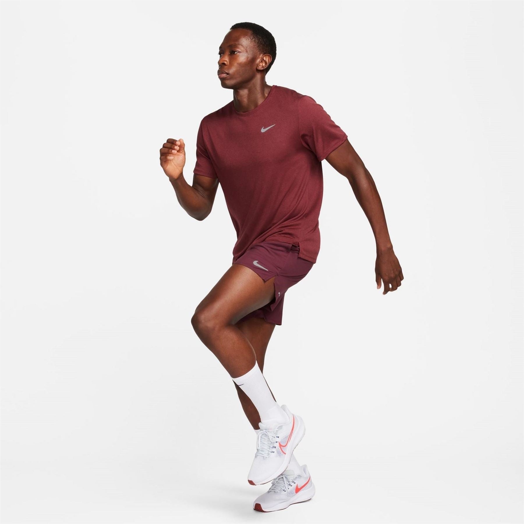Nike Mens Drifit Miler Running Top
