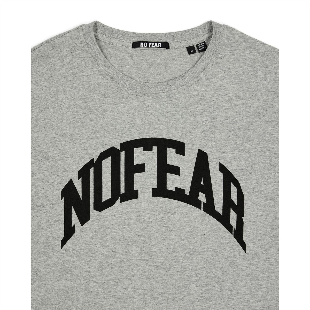 No Fear Logo Print Crew Neck Short Sleeve T-Shirt