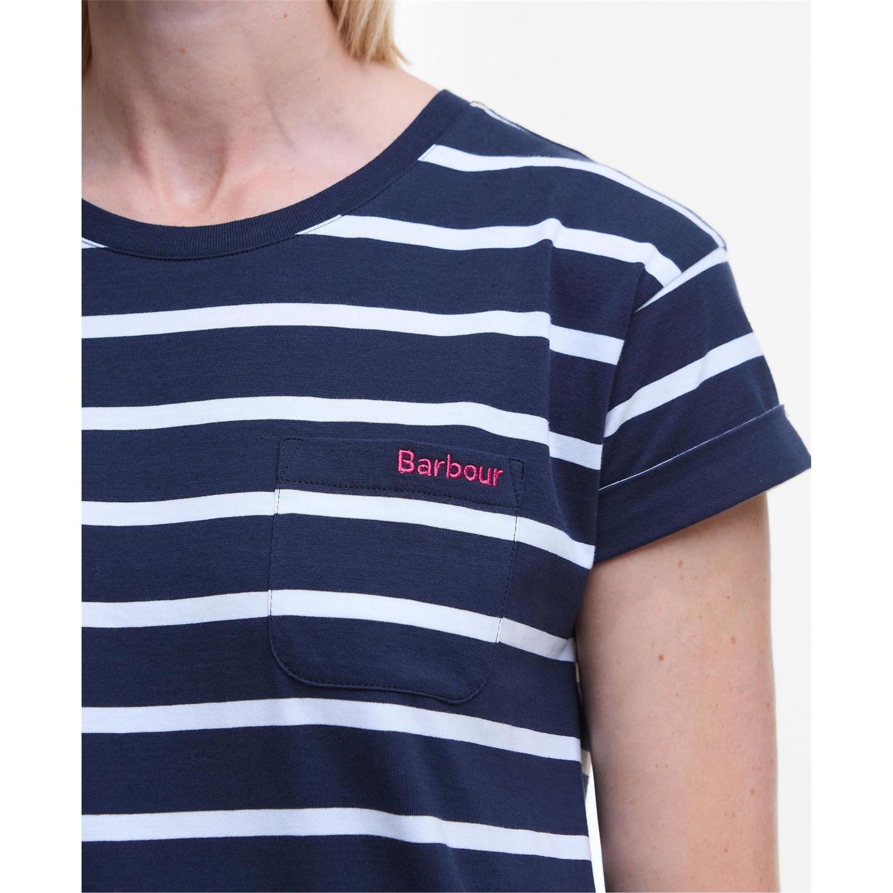 Barbour Striped Midi Dress