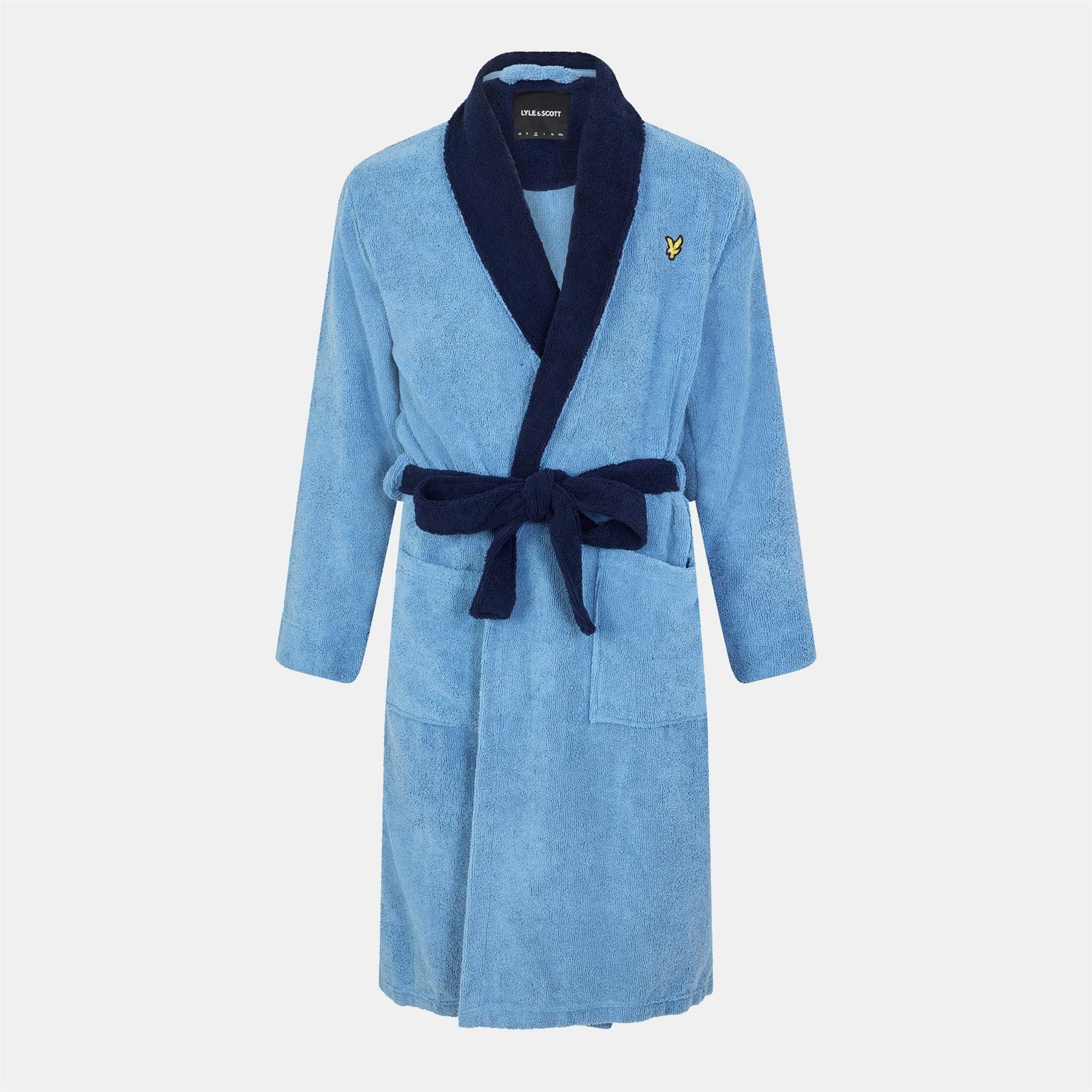 Lyle and Scott Contrast Trim Absorbent Towel Dressing Gown