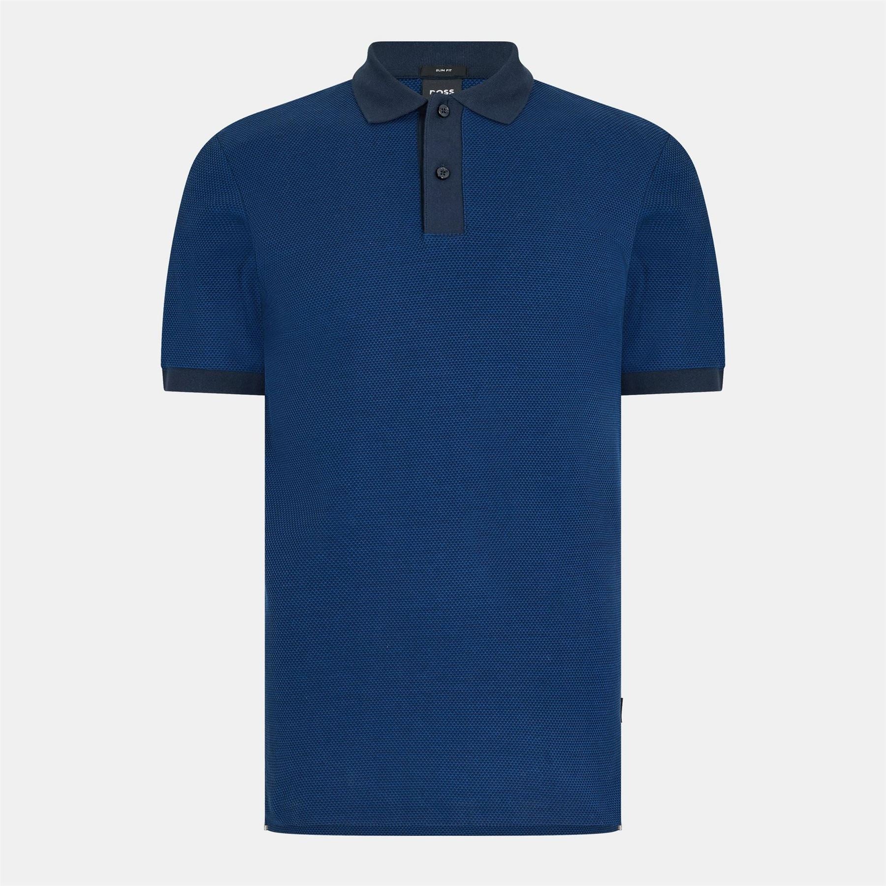 Boss Collared Neck Short Sleeve Polo Shirt