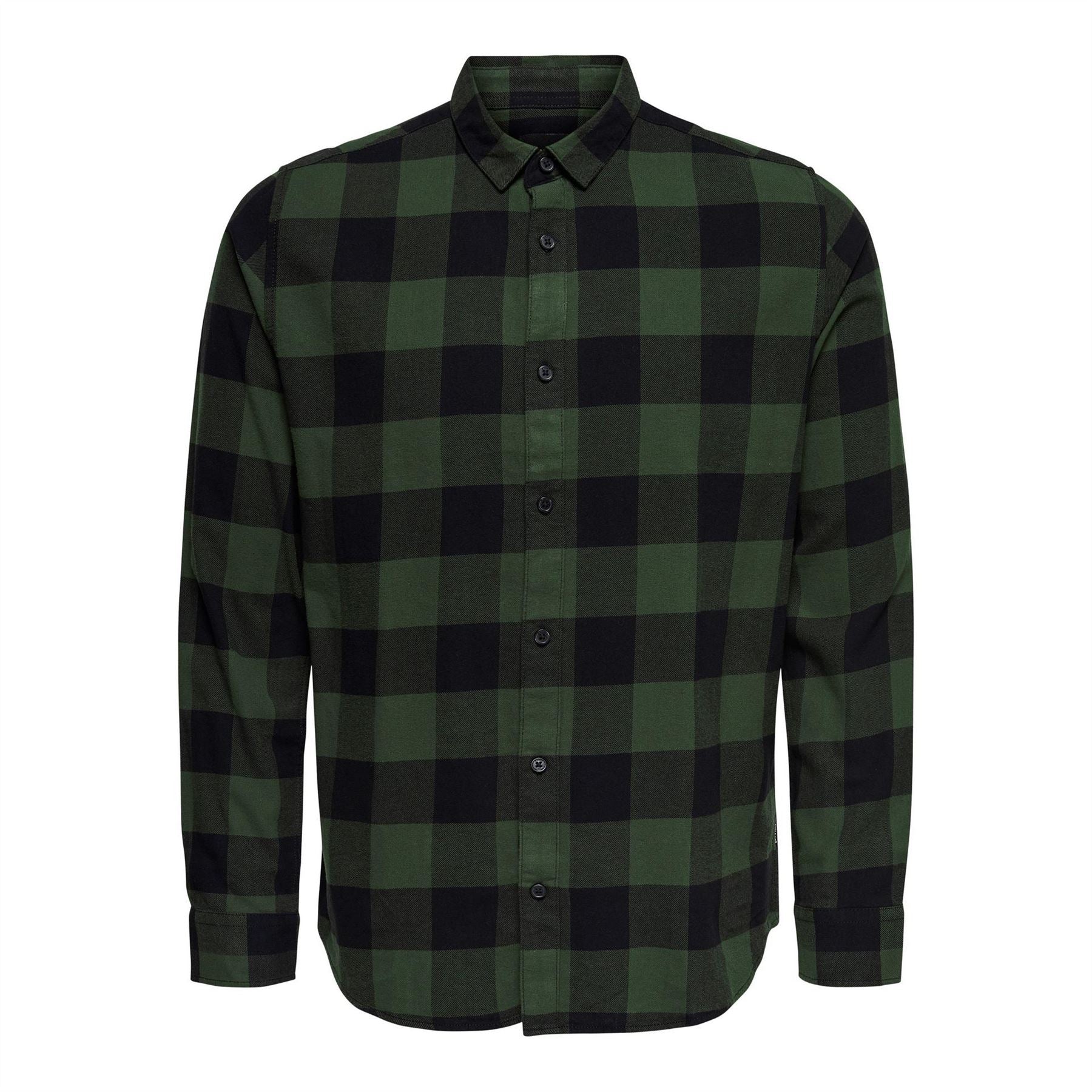 Only and Sons Long Sleeve Check Patterned Shirt