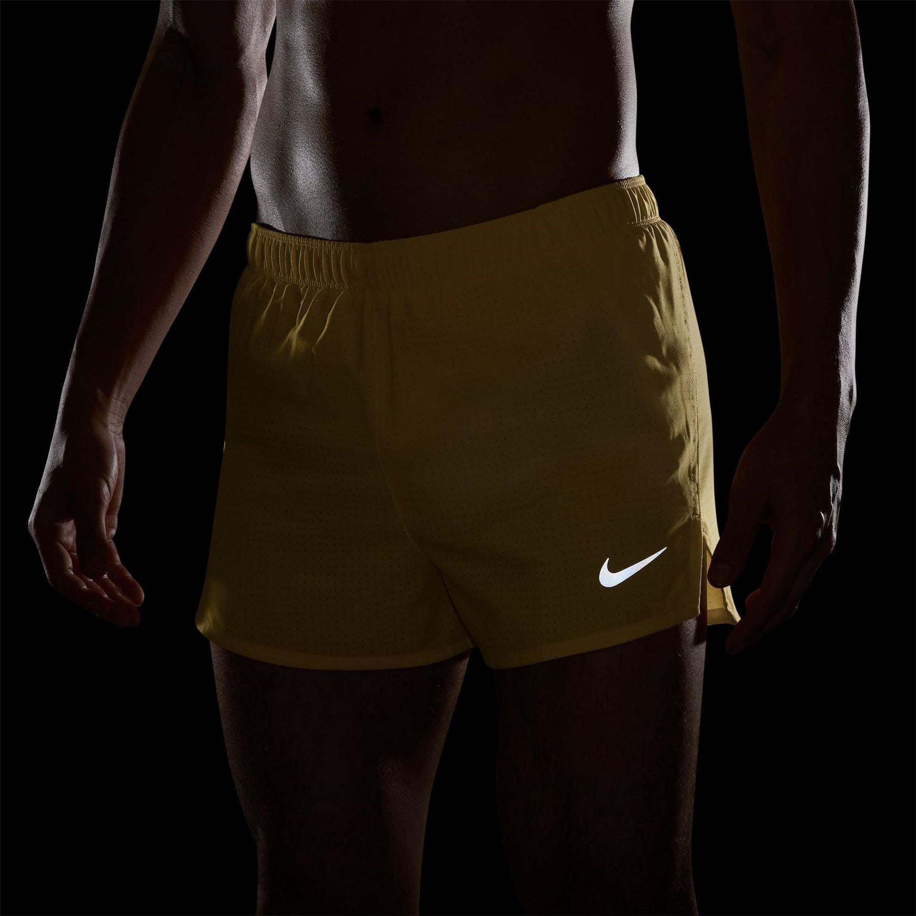 Nike Mens Fast Dri Fit 3 Brief Lined Running Shorts