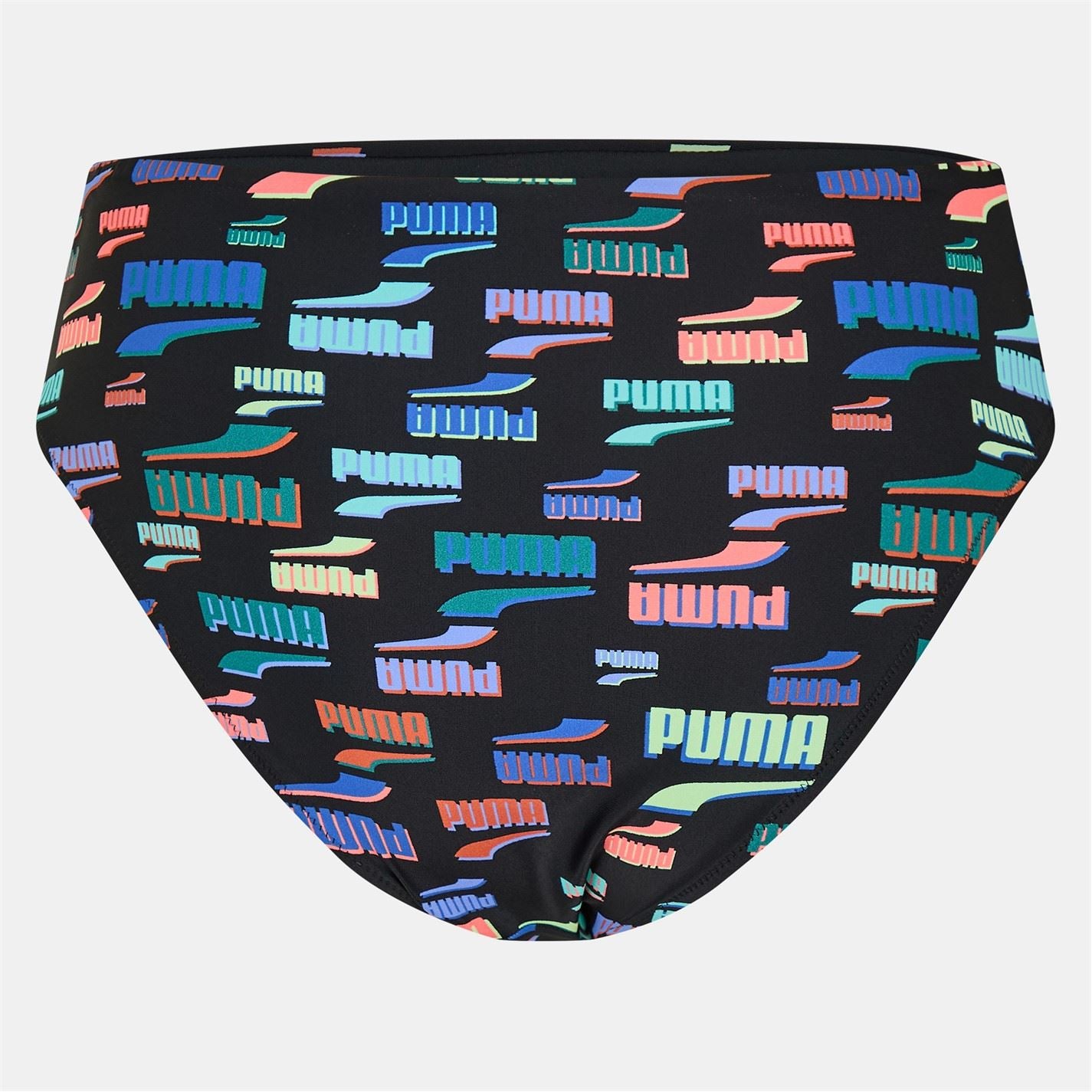 Puma Womens High Waisted Printed Bikini Bottoms