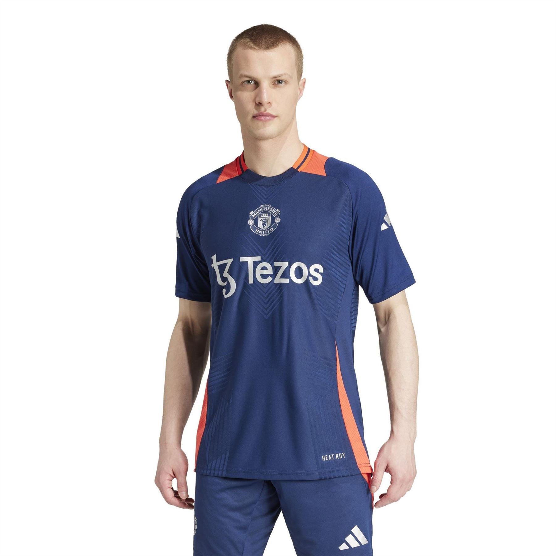 adidas Mens Manchester United Training Shirt 24 25