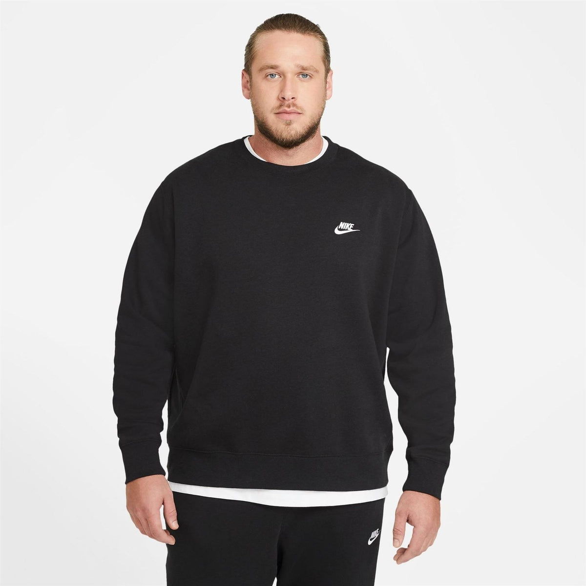 Nike Wordmark Crew Neck Long Sleeve Sweatshirt