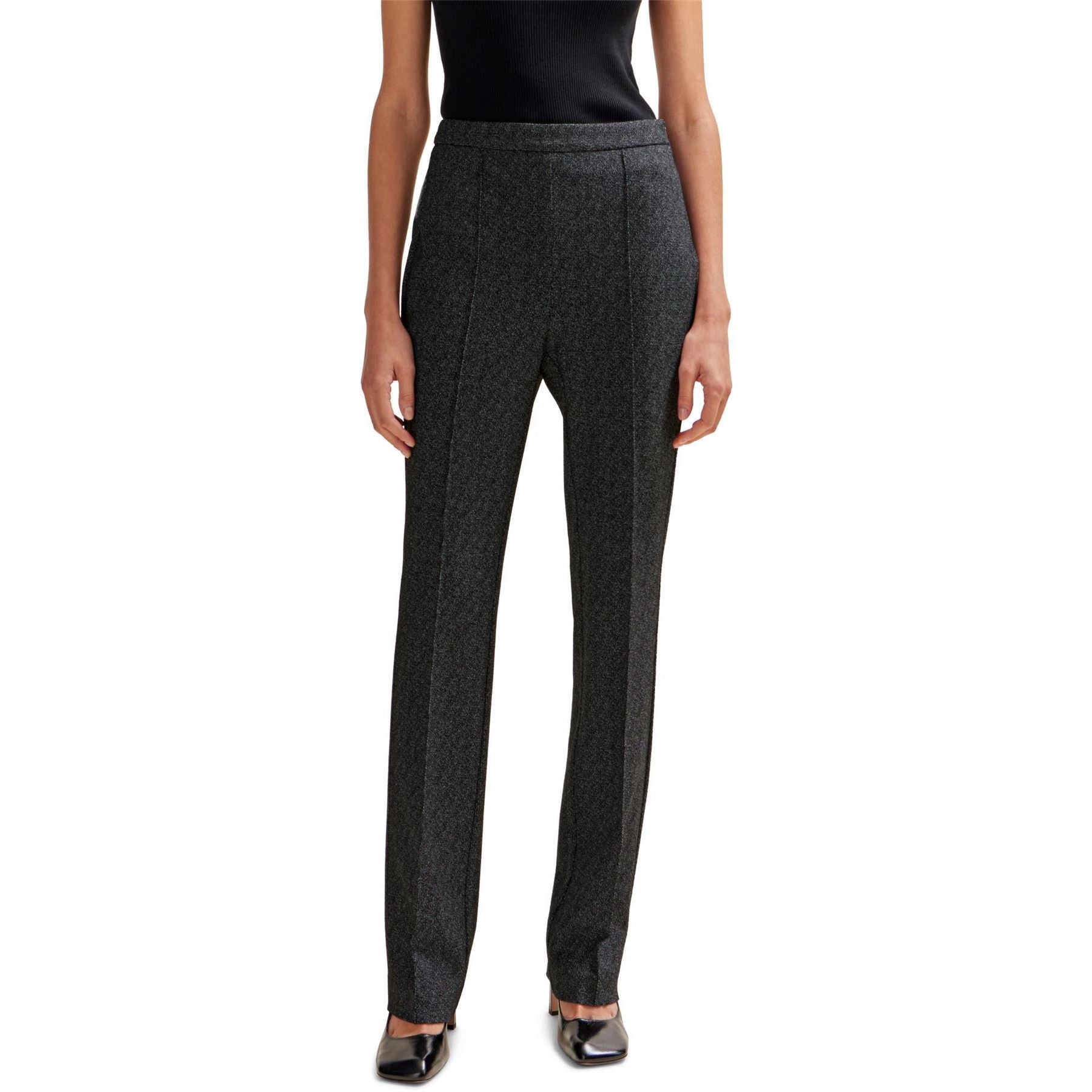 Boss Slim Fit Textured Slim Cut Trousers