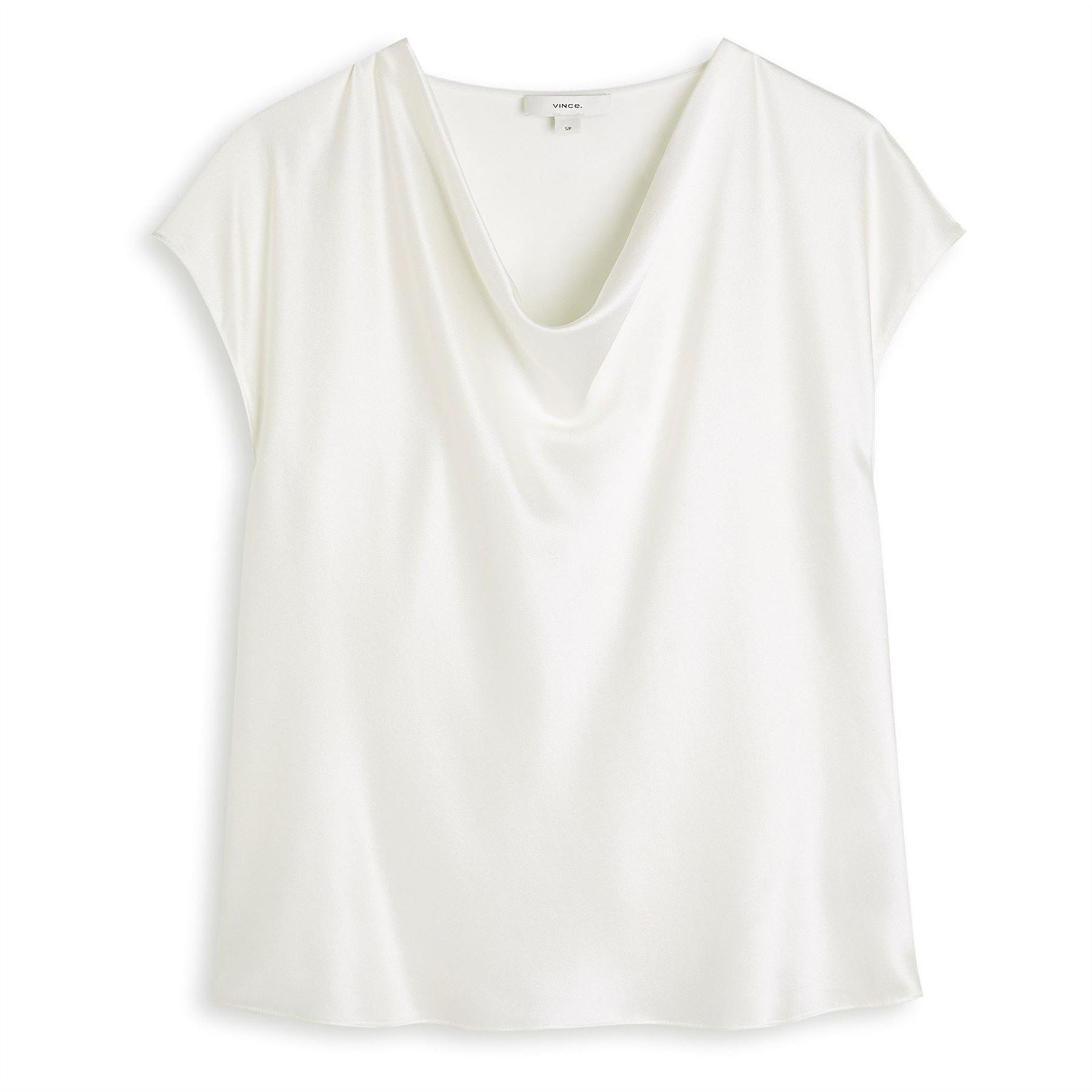 Vince Cowl Nk Cap Slv Blouse
