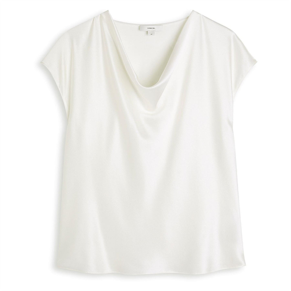 Vince Cowl Nk Cap Slv Blouse