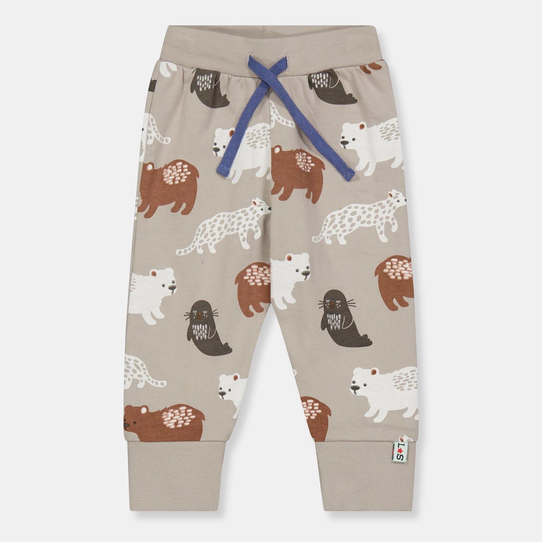 Lilly and Sid  And  Sid Multicoloured Mixed Animal Print Joggers
