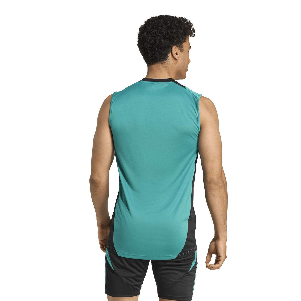 adidas Printed Logo Crew Neck Sleeveless Singlet