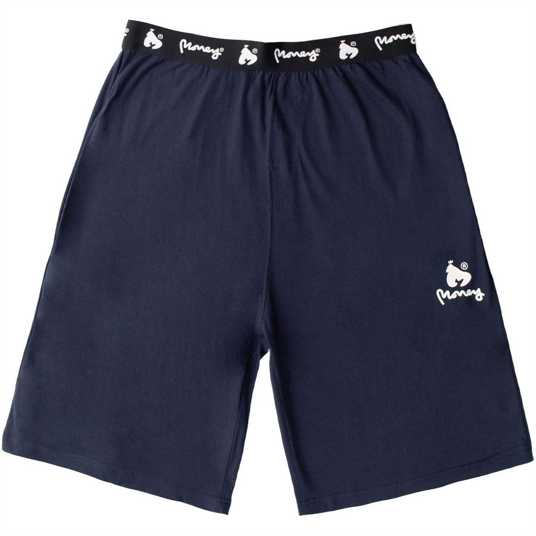 Money Lounger Elasticated Short Twin Set