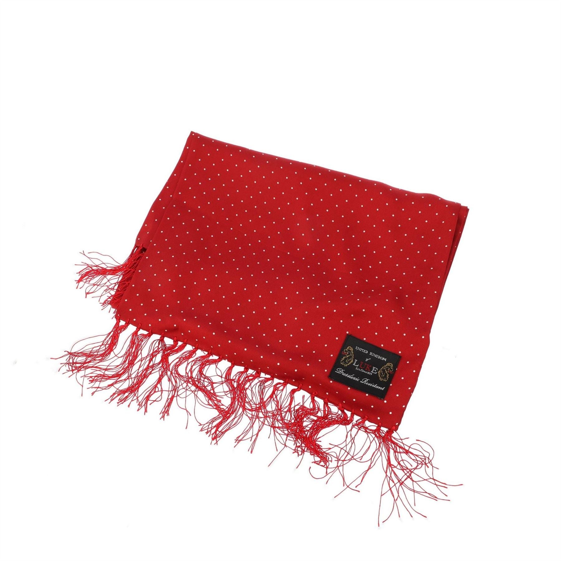 Luke Polka Dot Oblong Scarf