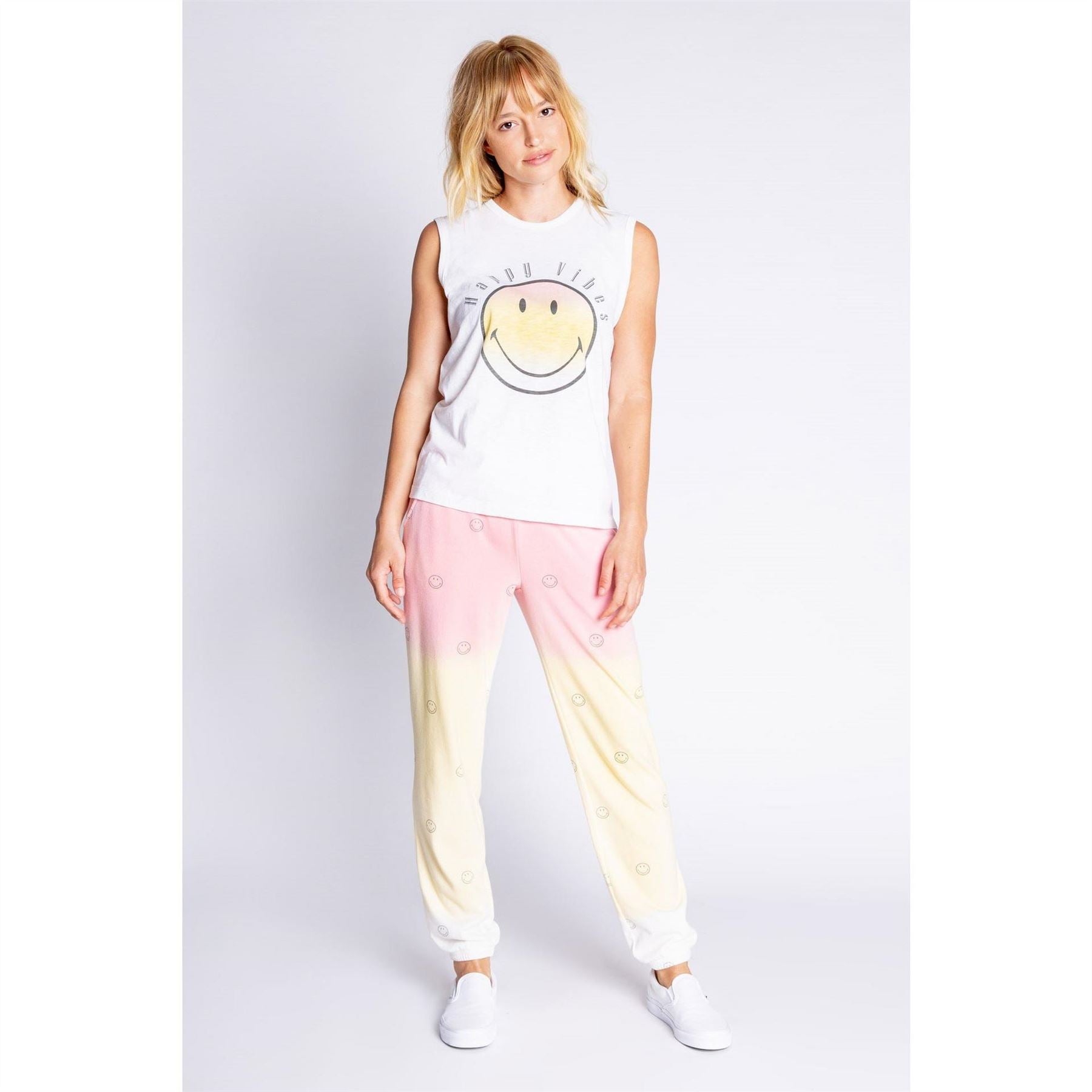 PJ Salvage Salvage Smiley Tank Top