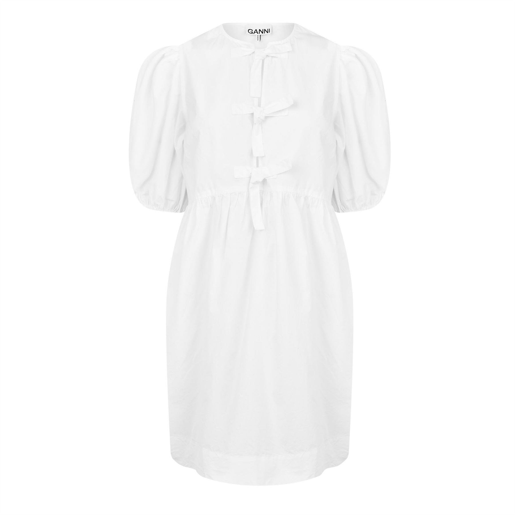 Ganni Tie Mini Dress