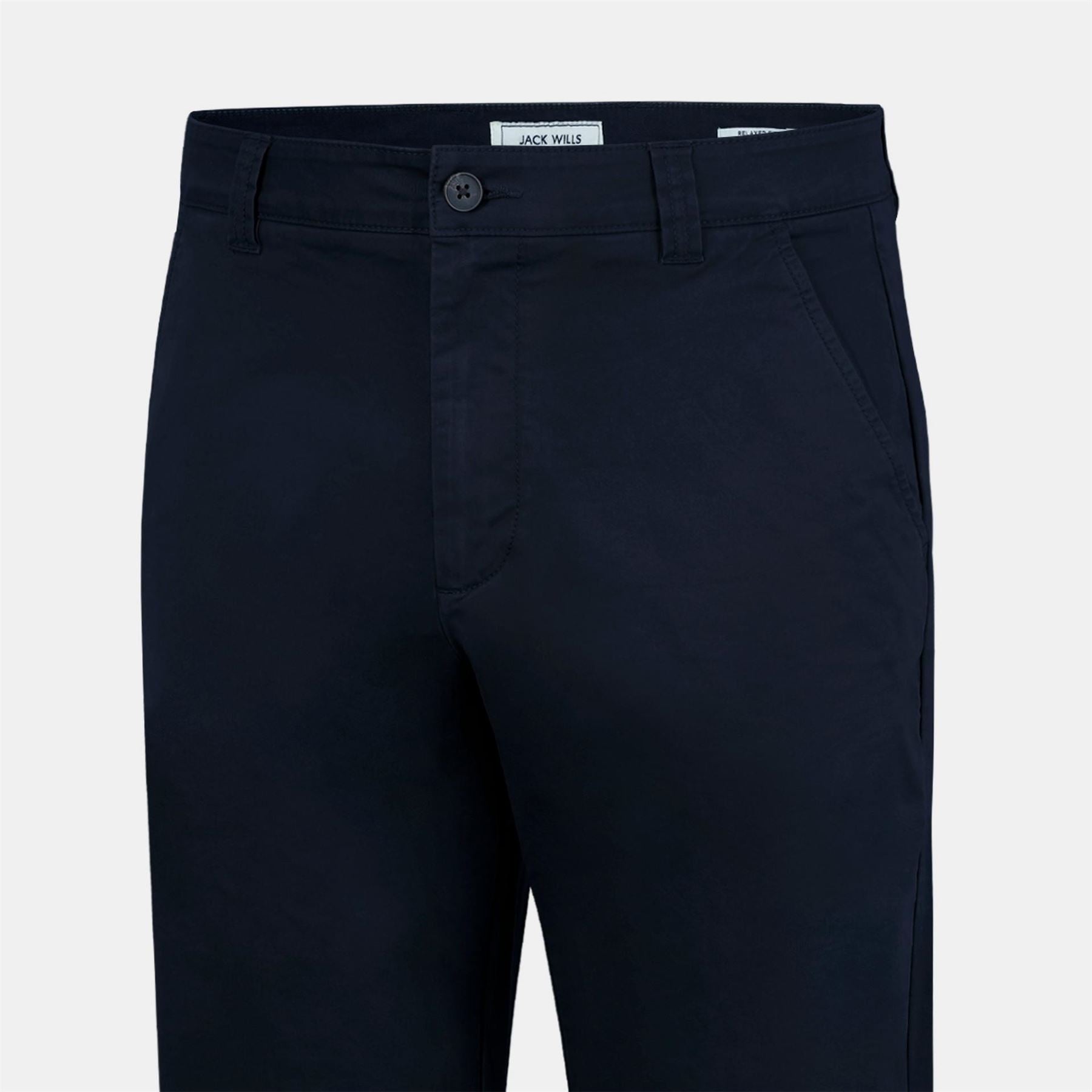 Jack Wills Relaxed Solid Patterned Chinos