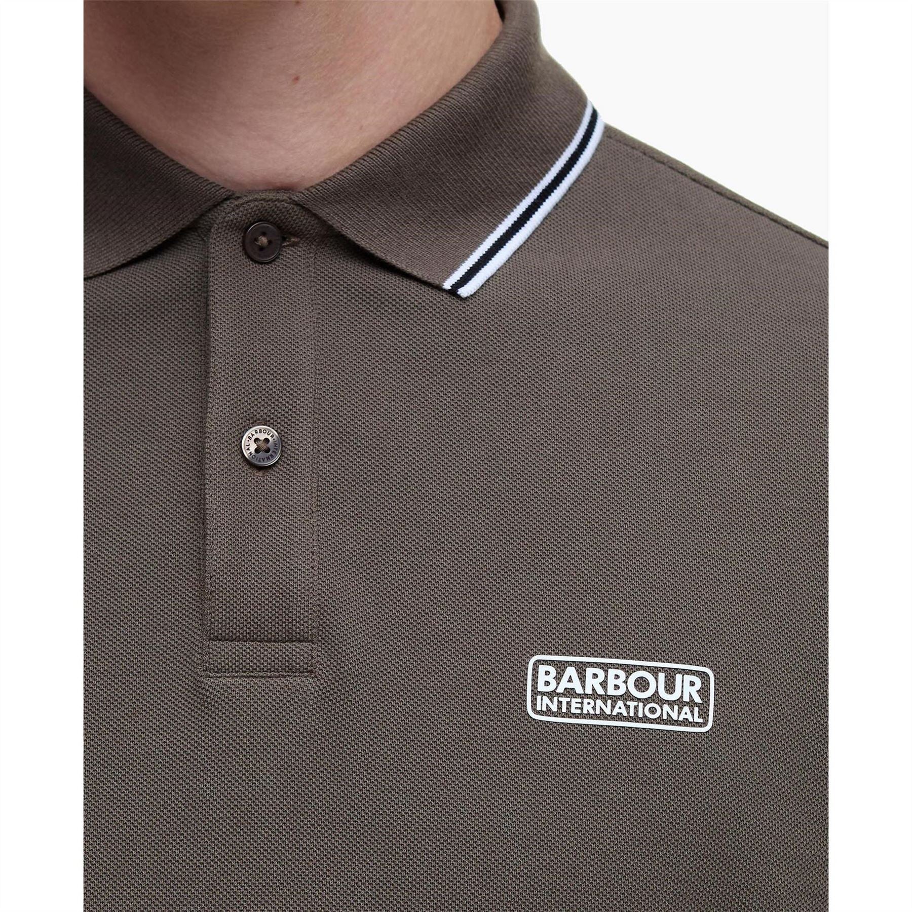 Barbour International Tipped Short Sleeve Polo Shirt