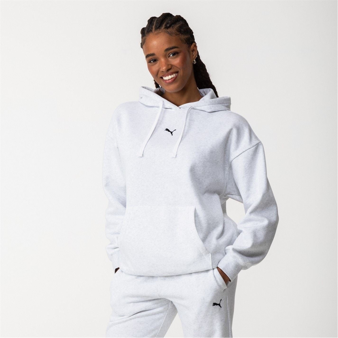 Puma Womens Essentials Oversized Hoodie