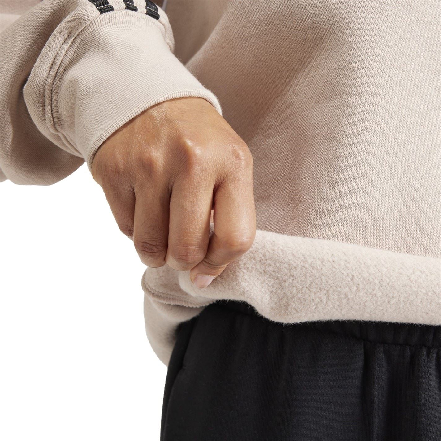 adidas Originals Half-Zip Relaxed Fit Raglan Sleeve Sweatshirt