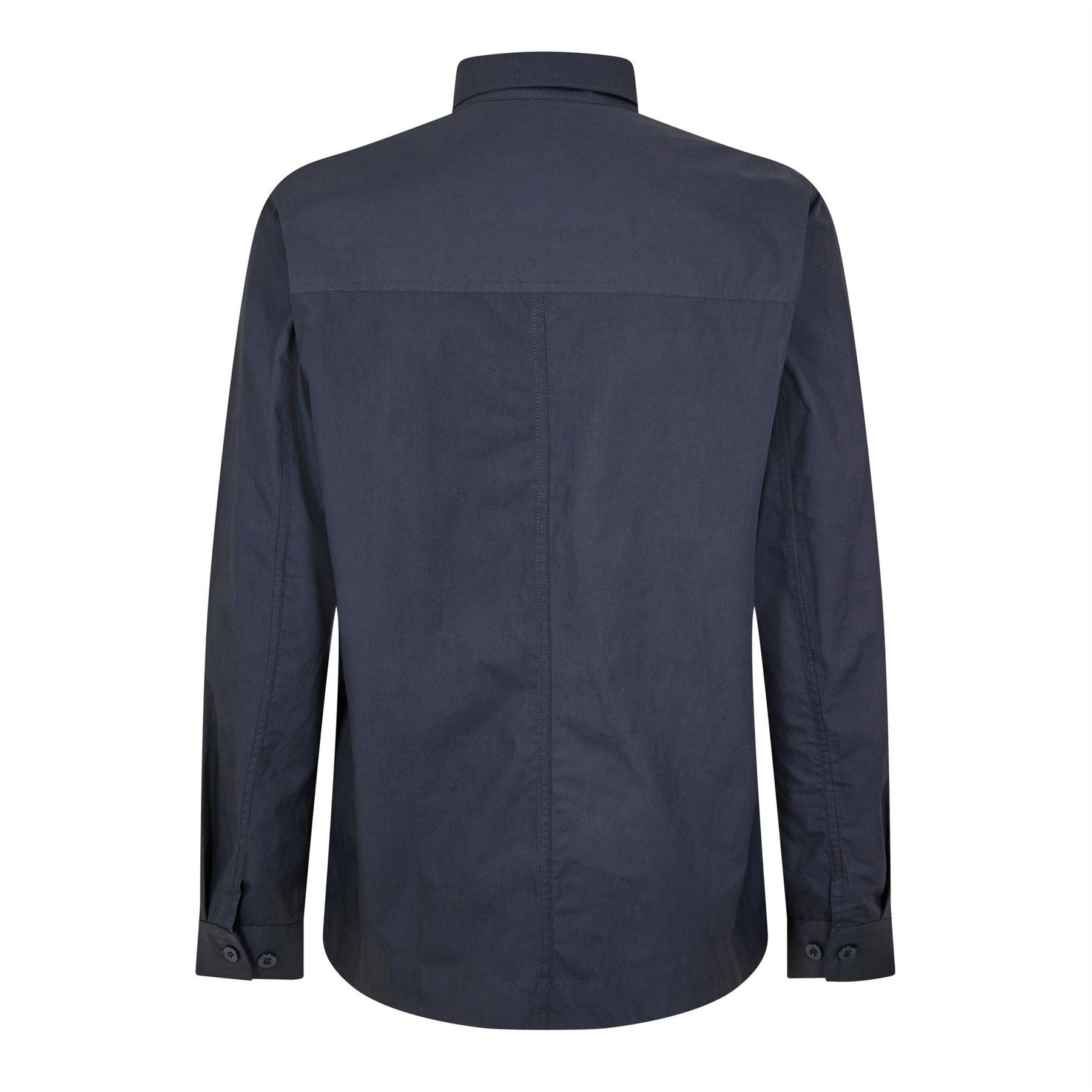Pretty Green Boston Solid Patterned Snap Button Chest Pocket Overshirt