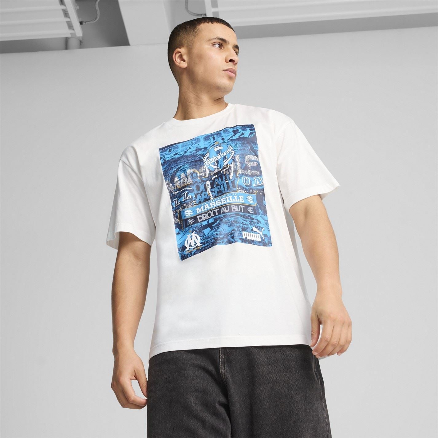 Puma Olympique de Marseille Relaxed Fit T-Shirt