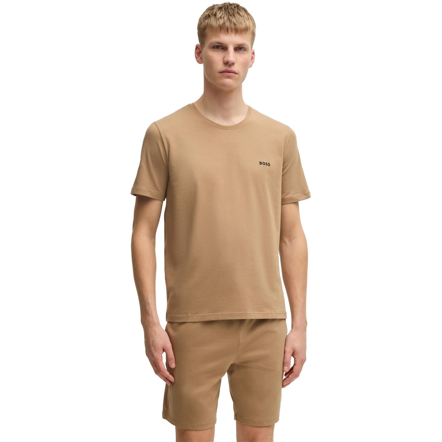 Boss BOSS Bodywear Mix  And  Match Premium Cotton T Shirt with Logo Detail