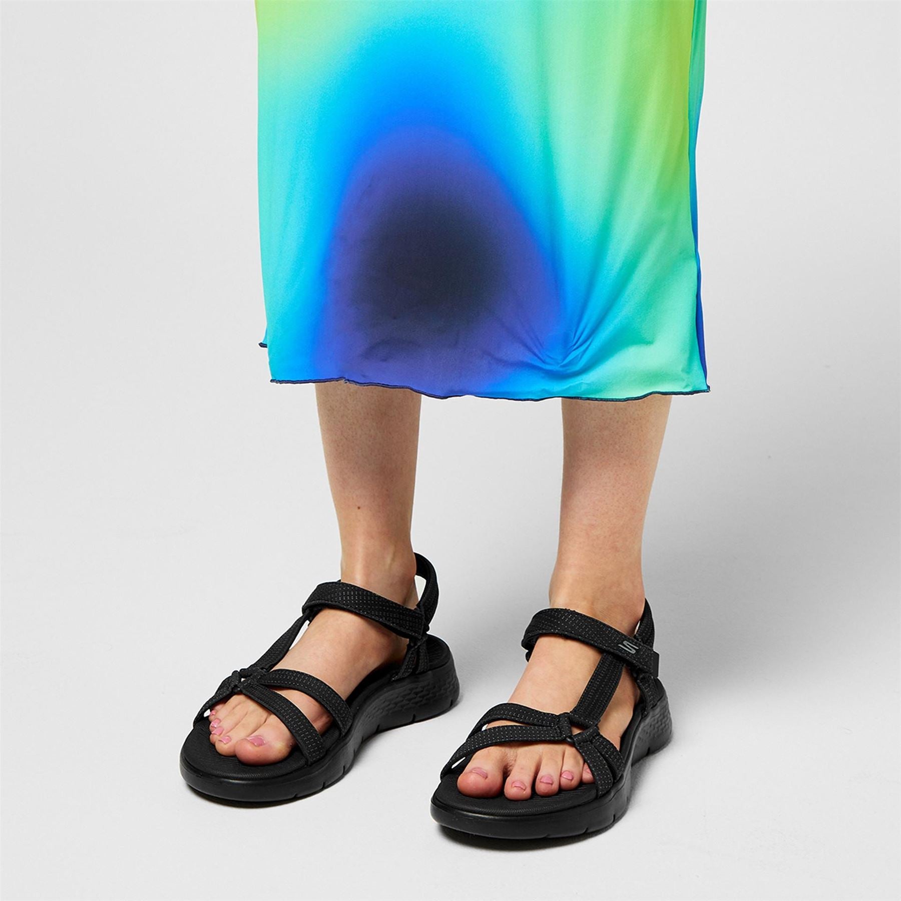 Skechers Womens Go Walk Flex Sandal   Sublime Flat Sandals