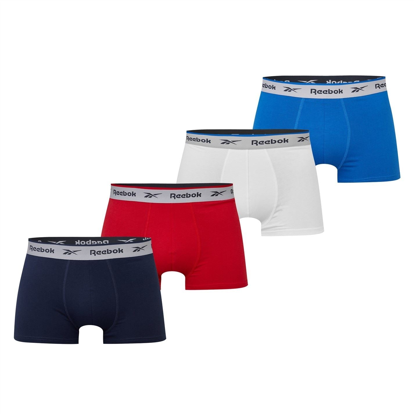 Reebok Mens 4 Pack Everyday Trunks