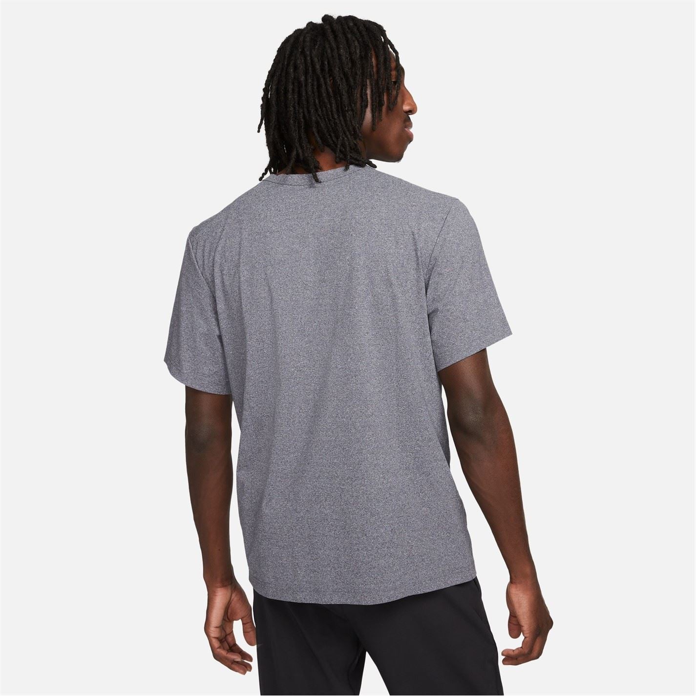 Nike Mens Dri Fit Uv Hyverse Short Sleeve Fitness Top