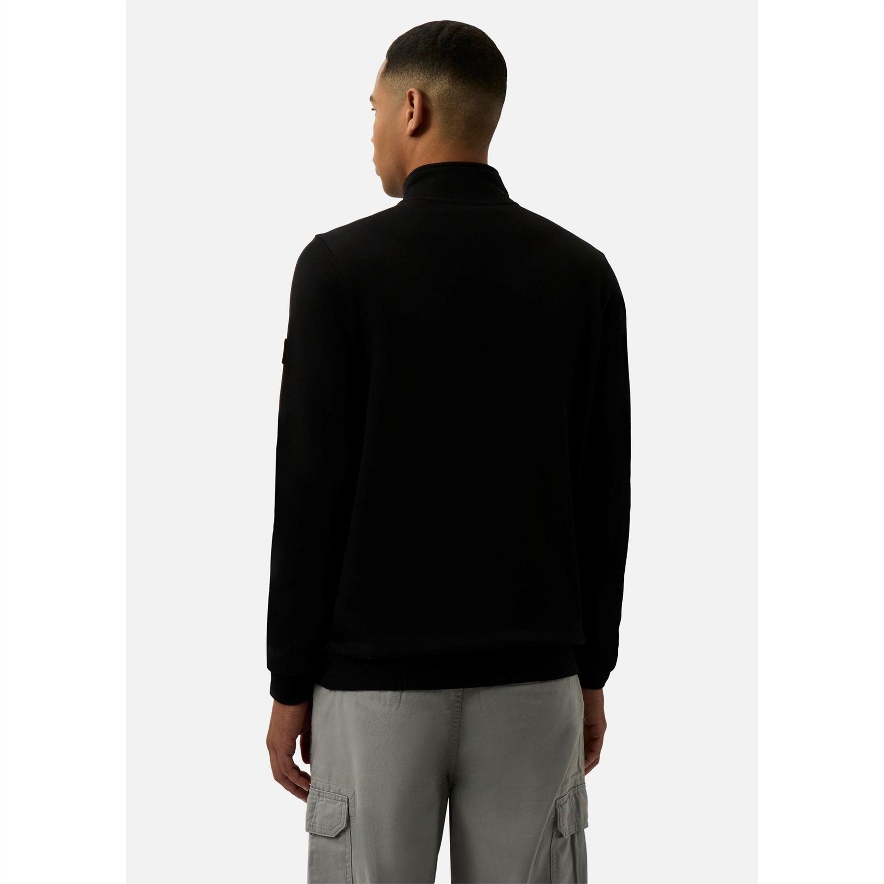 Patrick Harlem Zip Neck Long Sleeve Sweatshirt