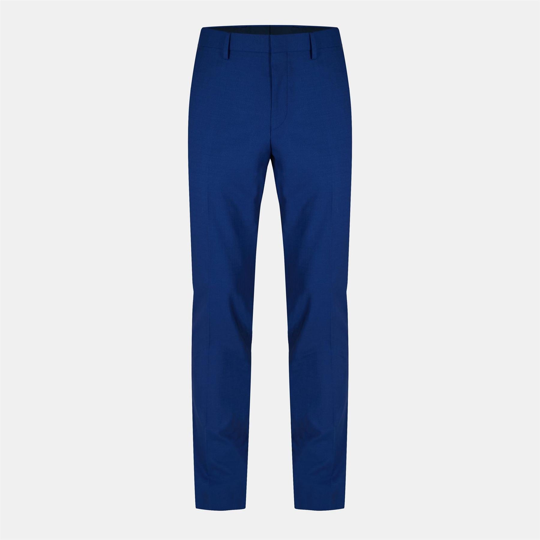 Boss Genius Solid Patterned Straight Chinos