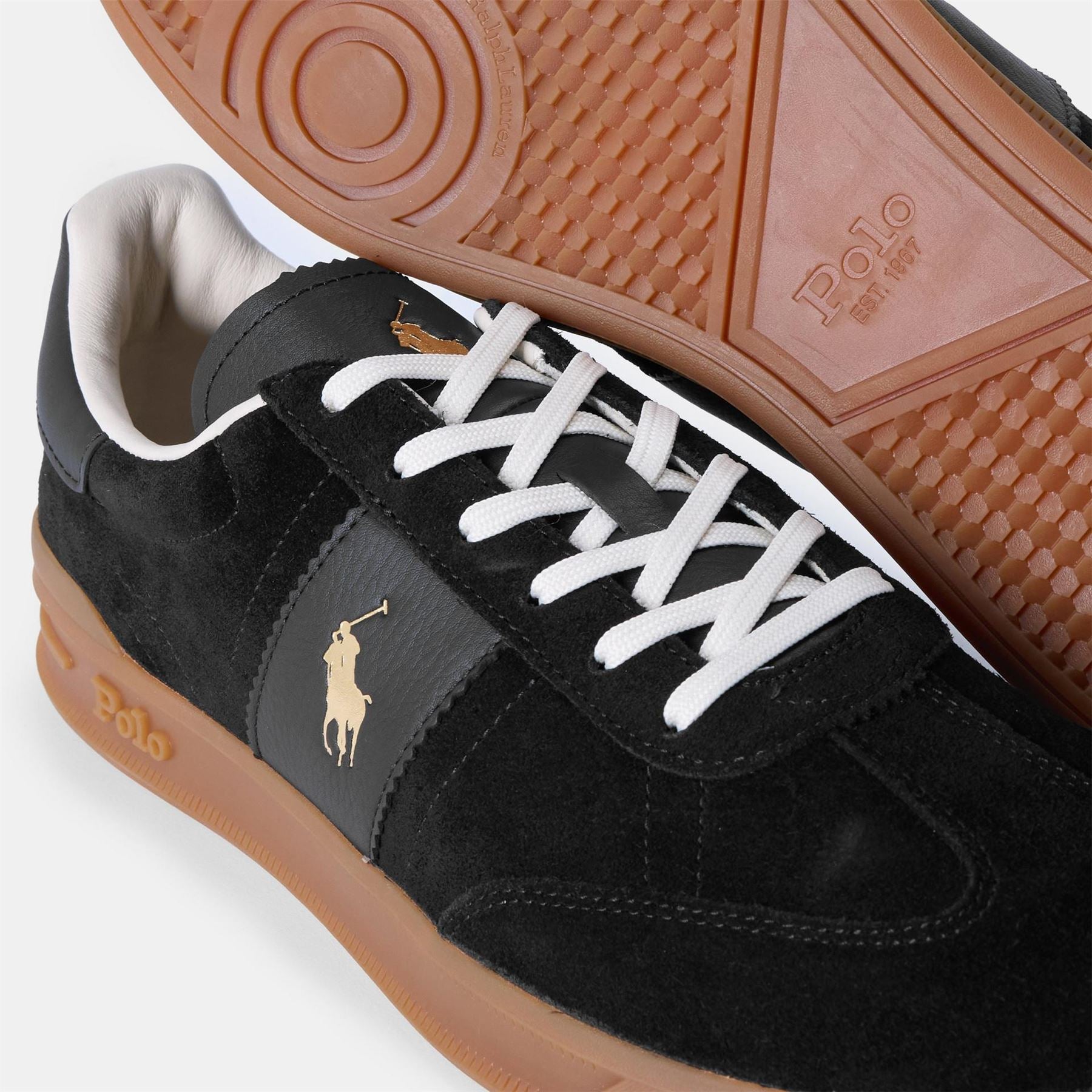 Polo Ralph Lauren Heritage Aera Lace Up Low Top Sneakers