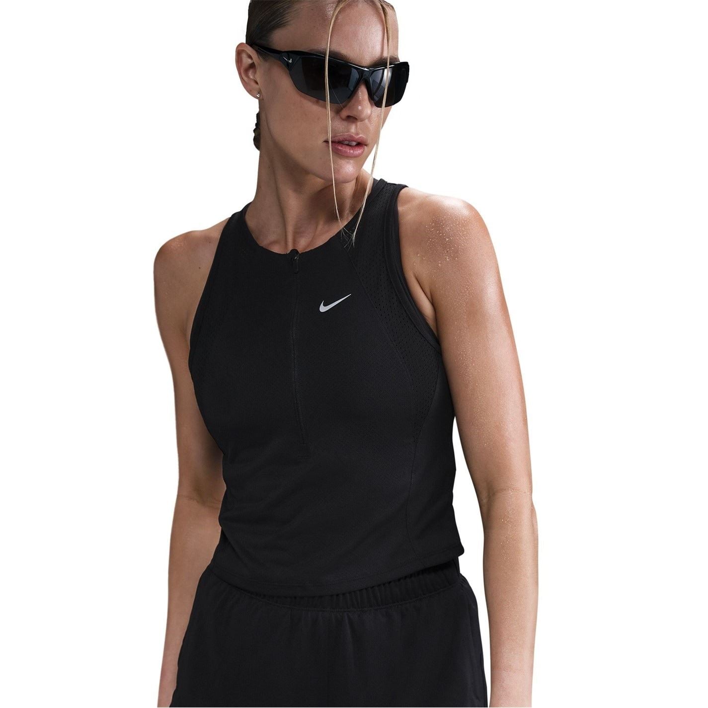 Nike Run Zip Neck Sleeveless Vest