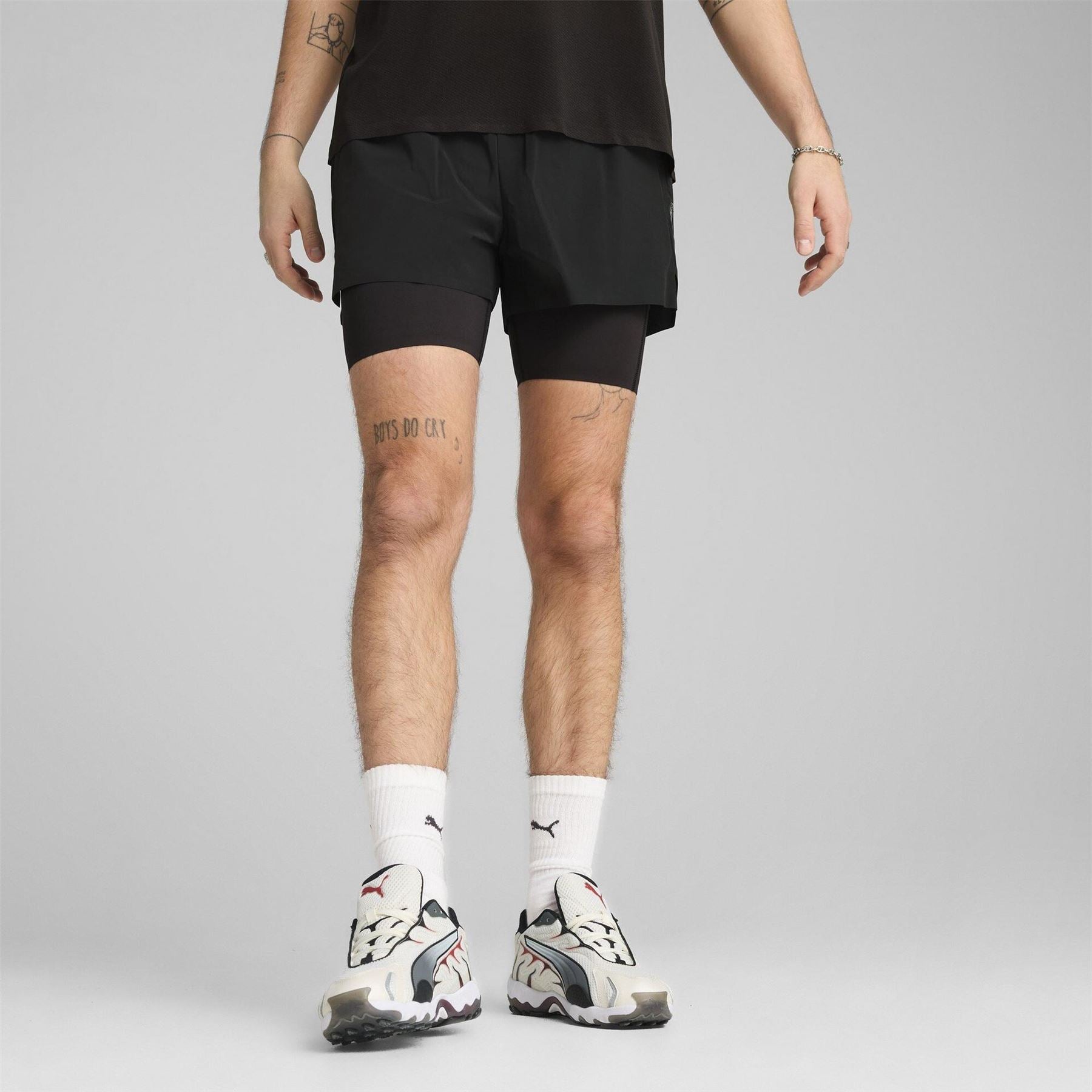 Puma Mens Sport Running Shorts Shorts